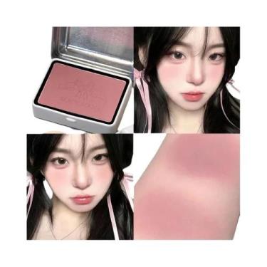 Imagem de Blush Rosa Estilo Coreano Francês Querido Névoa Macia Baixa Saturação 
