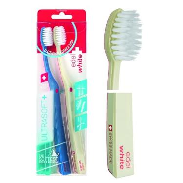 Imagem de Escova Dental Edel-White Flosserbrush Ultrasoft Pet Duo