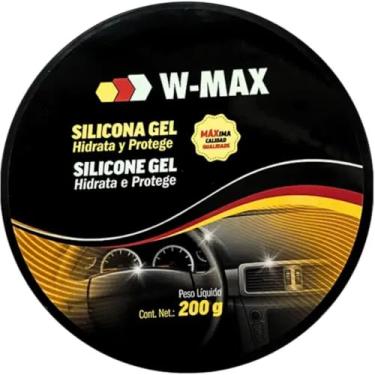 Imagem de Silicone Gel Revitalizador De Plasticos E Borrachas Pneu Painel Friso W-Max 200g Hidrata e Protege Wurth