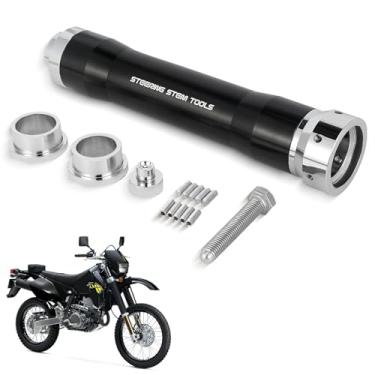 Imagem de USTPO Ferramenta universal de rolamento de haste de direção de motocicleta para CRF DRZ YZF EXC KLX ENDURO ADV Dirt Pit Bike preta