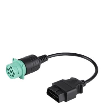 Imagem de Cabo adaptador de scanner de diagnóstico de caminhão OBD2 de 9 pinos para motor Cummins