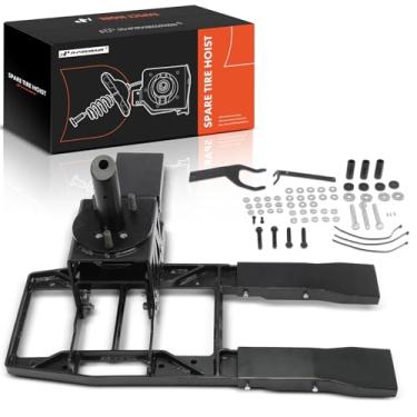 Imagem de A-Premium Guincho de pneu sobressalente compatível com Jeep Wrangler JL 2018 2019 2020 2021 2023 2024