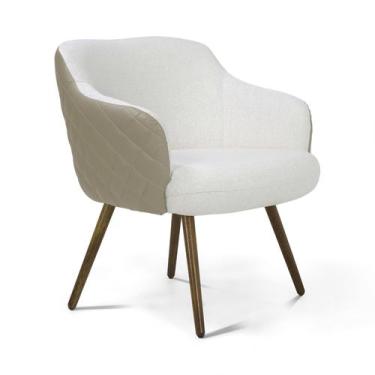 Imagem de Poltrona Dekorien Jade Matelassê Corano Linho Alto Acabamento, Corano 