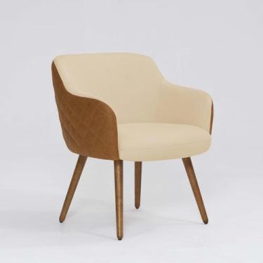 Imagem de Poltrona Dekorien Jade Matelassê Corano Linho Alto Acabamento, Corano 