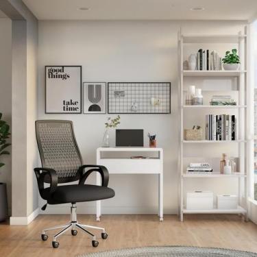 Imagem de Escrivaninha Ortiz Branca - Mobly