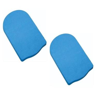 Imagem de Kit 02 Pranchas Médias de EVA 42x28x3 cm Natação Adulto Evamax, Azul, 