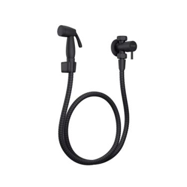 Imagem de Ducha Higiênica Metal Black Preto Luxo C/Derivação Civitt