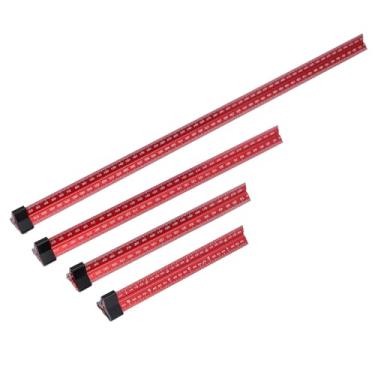 Imagem de Régua de Medição para Marcenaria Conjunto de 4 Peças Design de Dupla Finalidade Medição Vertical Artesanato Fino para Marcação e Medição Precisas Em Projetos de Marcenaria Liga