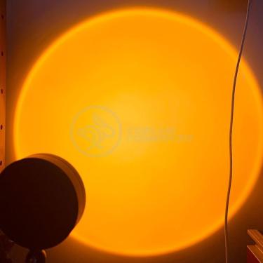 Imagem de Mini Ring Light Sunset Projetor Lâmpada Usb