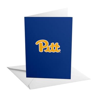 Imagem de Desert Cactus Cartão de felicitações da Universidade de Pittsburgh 12 x 17 cm Panthers Pitt único dobrado cartolina com envelope festa celebração oficialmente licenciado (5x7 cartão A - branco)