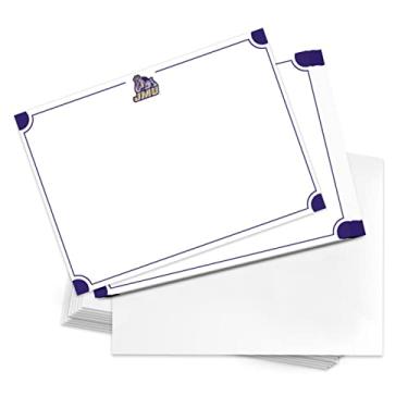 Imagem de Desert Cactus James Madison University Pacote com 10 cartões de papelaria cartolina Dukes JMU inclui envelopes memorando festa de agradecimento (cartão 4a)