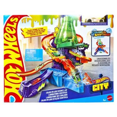 Imagem de Pista Hot Wheels City Laboratorio Cientifico Com 1 Carro