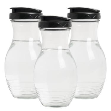 Imagem de 3 Garrafa Geladeira Tulipa 1 Litro Moringa Água Suco Slim (Preto)