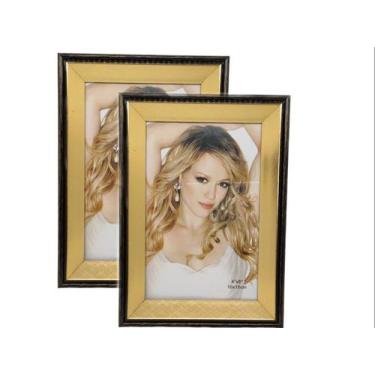 Imagem de 2 Porta Retratos Decorado Premium Luxo Javick Presente - JAVTICK