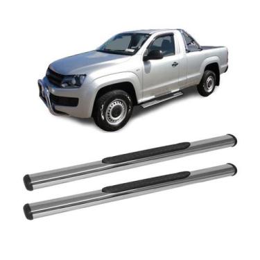 Imagem de Estribo Amarok 2015 2016 2017 2018 2019 Cab Simples Cromado - CCF