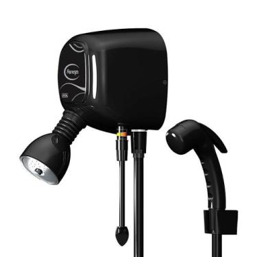 Imagem de Chuveiro Cardal Florenza Multitemperaturas Preto, 220V, 7800W