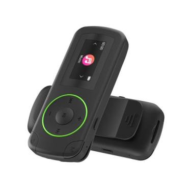 Imagem de Leitor de MP3 esportivo wiwoo 64GB com Bluetooth, clipe e fones de ouv