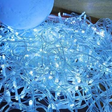 Imagem de Pisca Pisca 100 LEDs Branco Frio 8 Funções 10Mts Decoração - Lefipe, 2