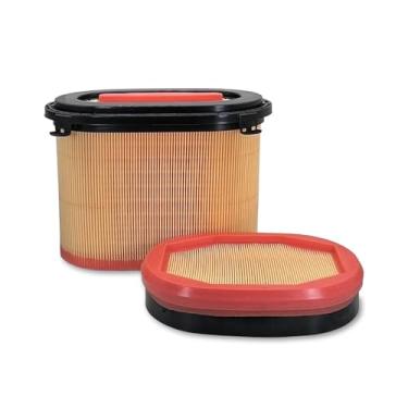 Imagem de YIHETOP Conjunto de filtro de ar primário e de segurança 50352454 50352455 compatível com carregador Gehl RT175 RT210 RT215 R220 V330