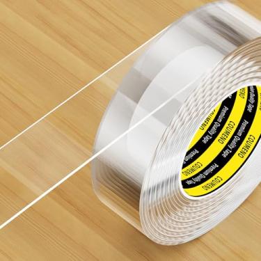 Imagem de COUMENO Protetor De Borda Transparente 0,8 Pol. X 3,28 Pés, Proteção Canto Segura Para Móveis, Mesas, Armários E Gavetas - Antiafiada Bebês Segurança Doméstica