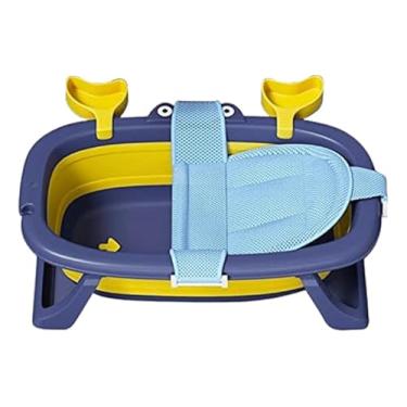 Imagem de Banheira Bebê Com Rede Protetora E Design Dobrável Prático