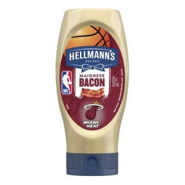 Imagem de Maionese Bacon NBA Hellmann's Squeeze 335g