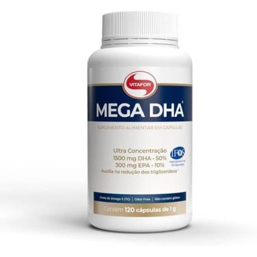 Imagem de Mega dha 120 capsulas 1g vitafor omega
