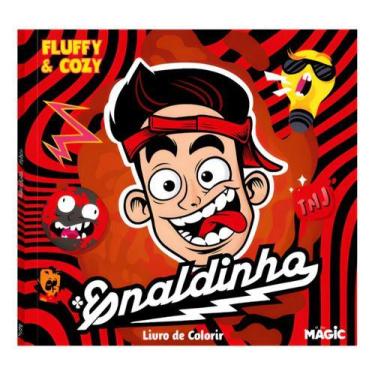 Imagem de Livro De Colorir Fluffy E Cozy Enaldinho Youtuber Magic Kids