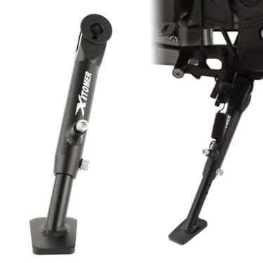 Imagem de Xitomer Suporte ajustável compatível com CB500X CB500F CBR500R CBR400R 2022 2023 2024, 2024 CB500 HORNET Suporte lateral motocicleta 3 polegadas ajustável Sidekick