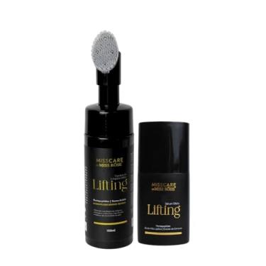 Imagem de Kit Facial LÜK – Espuma de Limpeza + Sérum Efeito Lifting – Com Pentapeptídeo e Goma Acácia – Estimula o Colágeno e Uniformiza a Pele