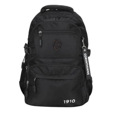 Imagem de Mochila Corinthians 1910 Licenciada Preta Esportiva - Coimbra
