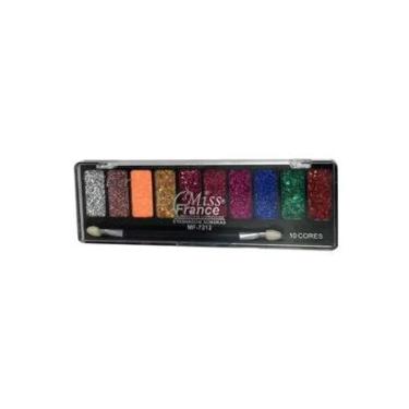 Imagem de Paleta de Sombras com 10 Cores 02 Miss France-Unissex