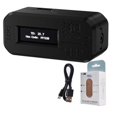 Imagem de Detector de sensor BIQU Ajax TD1S para calcular valores de distância de transmissão e código de cor hexagonal, integração HueForge, ferramenta de atualização TD1 para impressão multicolorida, Plug and