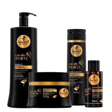 Imagem de Haskell Cavalo Forte Shp 1l Cond 300ml Máscara Complexo