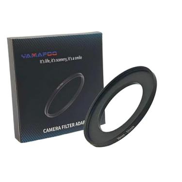 Imagem de Adaptador de anel de metal para cima/para baixo compatível com câmeras mirrorless DSLR Lens, conversor de rosca de filtro UV CPL ND, preto (39-55)