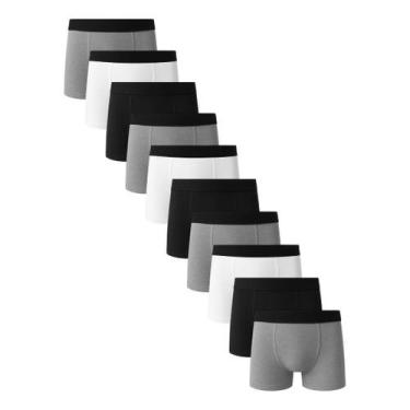 Imagem de Kit 10 Cueca Boxer Algodão Box Cotton Sortida C5 - QLC SPORT, G, Sorti