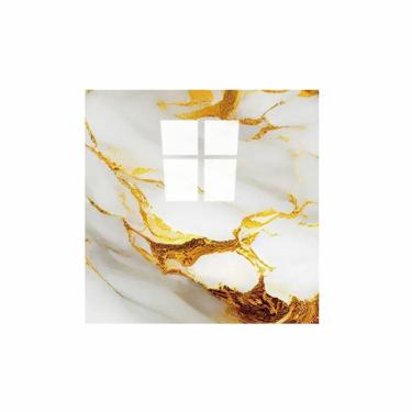 Imagem de Kit 6 Placas Adesivas Mármore Parede 3D Porcelanato Lavável