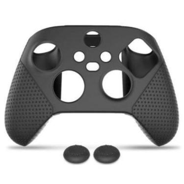 Imagem de Capa Case Silicone Antiderrapante + 2 Grips XBOX Séries X/s Cor:preto;
