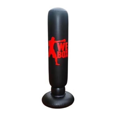 Imagem de MotiveTech Saco de Pancadas Inflável Infantil, Coluna de Boxe com 1,65 M, Presente para Praticantes de Karatê