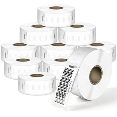 Imagem de L LIKED 10 rolos, 5020 etiquetas compatíveis com Dymo 30336 etiquetas térmicas diretas de 2,5 cm x 6,5 cm, etiquetas adesivas premium para endereço e código de barras - para impressoras LW 450 e 4XL