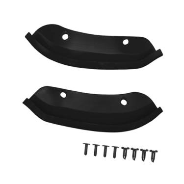 Imagem de Generic 2x Protetor de canto de spoiler de para-choque dianteiro, reforço de, acessórios automotivos, proteção de acessórios de alto desempenho, Preto