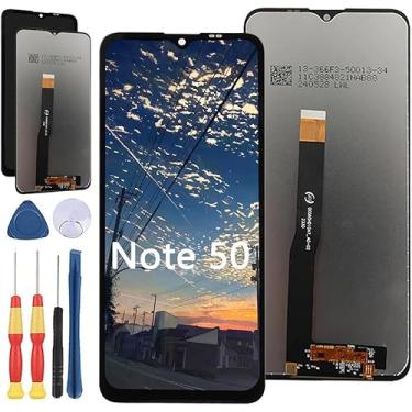 Imagem de Yuxyiony Nova tela de substituição para tela LCD Cubot Note 50 e acessórios de ferramentas de substituição