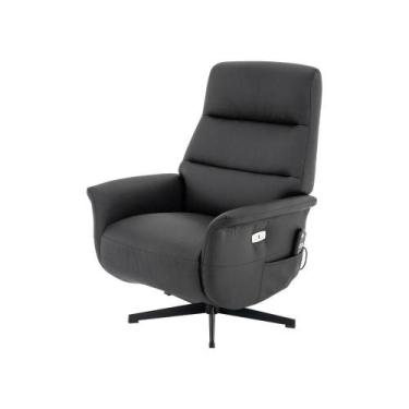 Imagem de Poltrona Massagem Reclinável Michigan Rivatti PU Preto com Controle e 