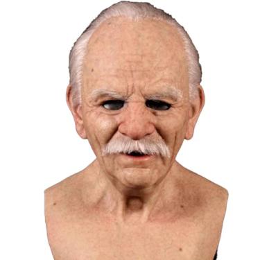 Imagem de Generic Máscaras Realistas: Velho, Terror, Mais Para Halloween, Baile De E Pegadinhas (K)