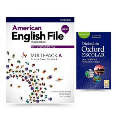Imagem de Kit: American English File Starter a - Multi-Pack - 3Rd Ed + Dicionári