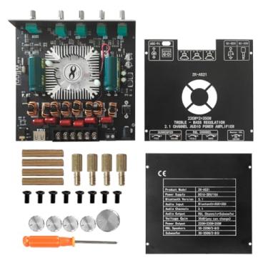 Imagem de TPA3255 Módulo do amplificador de potência Compact 2.1 canal de alta potência Bluetooth 5.1 Amplificador de áudio digital para s de teatro em casa e configuração de áudio