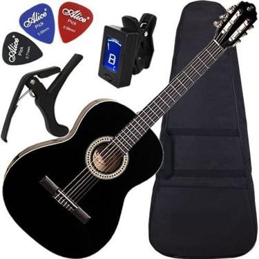 Imagem de Kit Violão Capa Palhetas Afinador Capotraste N14 Giannini