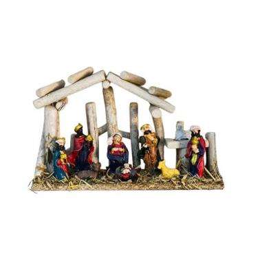 Imagem de Presepio De Natal Poliresina 25 X 17Cm - Magizi