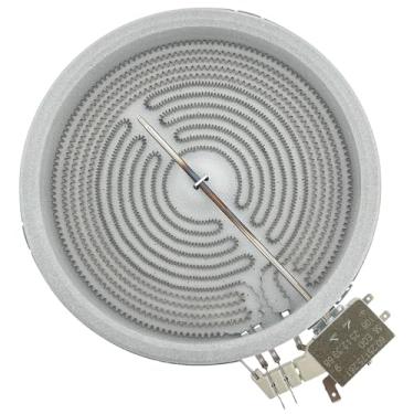 Imagem de Fogão Range Cooktop 20.3 cm/12.7 cm Dual Radiant Surface Element Burner 2000/1000W peças de substituição OEM, compatível com LG MEE64284801, Samsung DG47-00075A, Viking 031376-000, Whirlpool