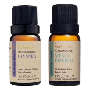 Imagem de Kit 2 Óleo Essencial 100% Puro Via Aroma 10ml - Escolha seu Aroma